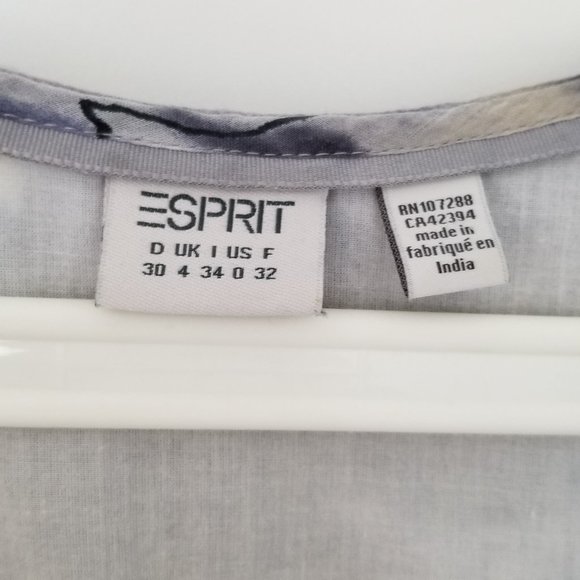 Esprit sleeveless floral mini dress, sz 0 - Picture 2 of 5